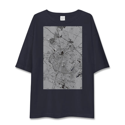 【レキシントン（アメリカ）】地図柄ビッグシルエットTシャツ