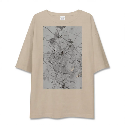 【レキシントン（アメリカ）】地図柄ビッグシルエットTシャツ