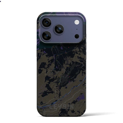 【レザン（スイス）】地図柄iPhoneケース（バックカバータイプ）