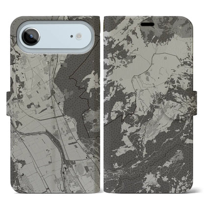 【レザン（スイス）】地図柄iPhoneケース（手帳タイプ）