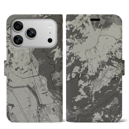 【レザン（スイス）】地図柄iPhoneケース（手帳タイプ）