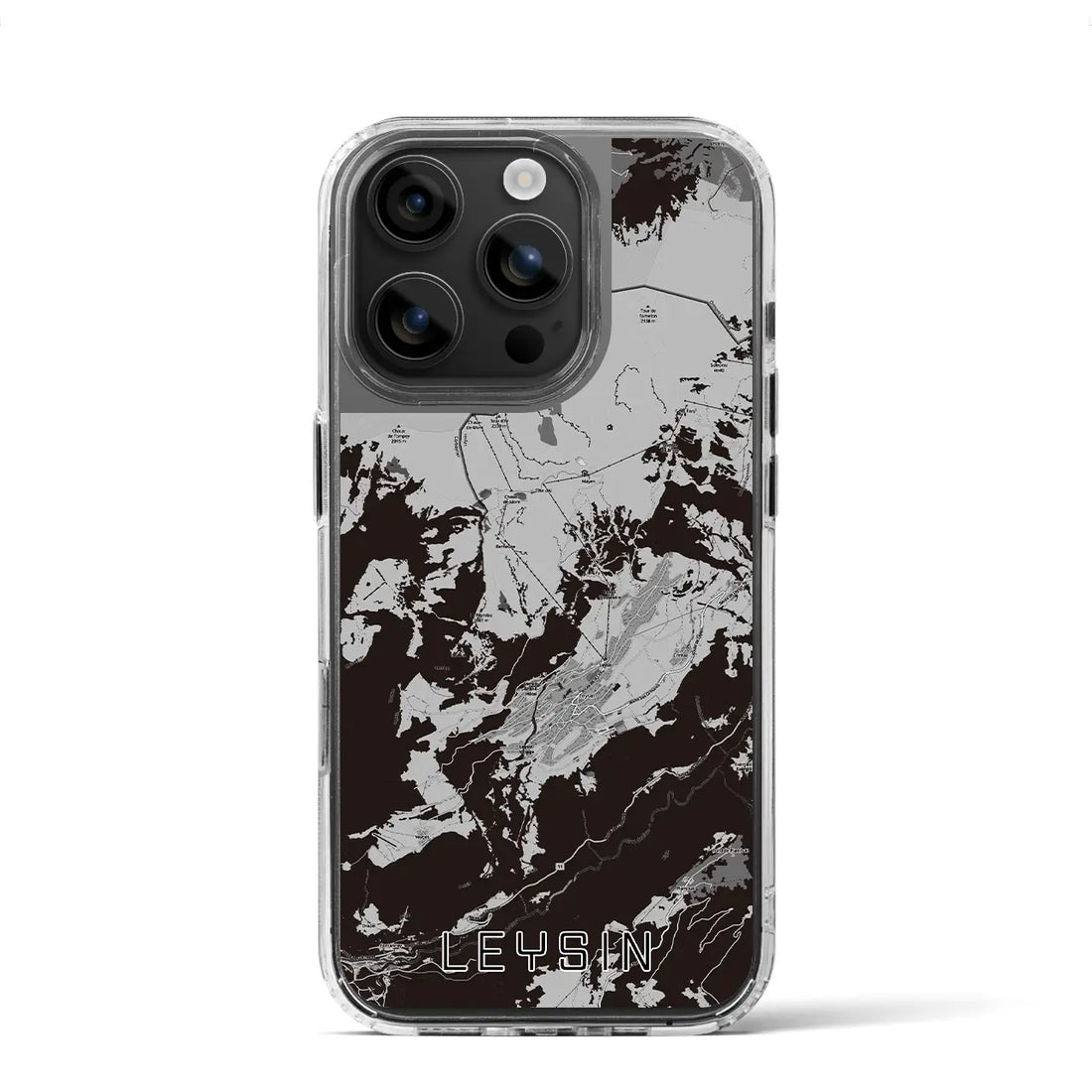 【レザン（スイス）】地図柄iPhoneケース（MagSafeタイプ）