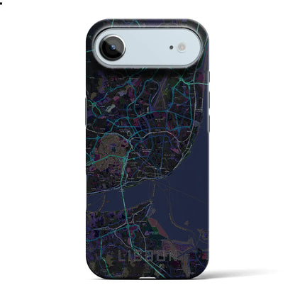 【リスボン（ポルトガル）】地図柄iPhoneケース（バックカバータイプ）