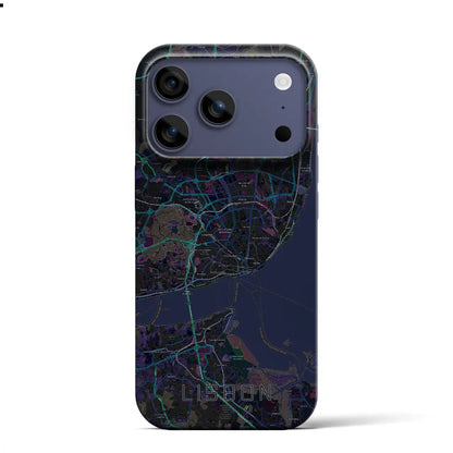 【リスボン（ポルトガル）】地図柄iPhoneケース（バックカバータイプ）