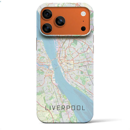 【リヴァプール（イギリス）】地図柄iPhoneケース（バックカバータイプ）