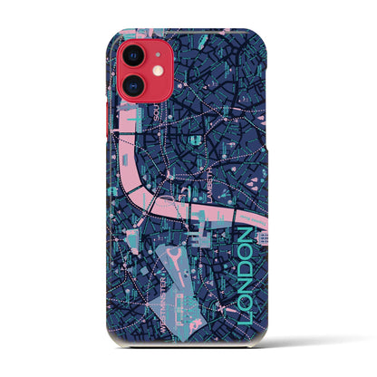 【ロンドン】イラストマップiPhoneケース（バックカバータイプ）