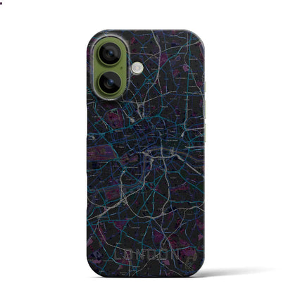 【ロンドン（イギリス）】地図柄iPhoneケース（バックカバータイプ）