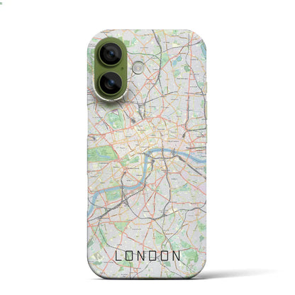 【ロンドン（イギリス）】地図柄iPhoneケース（バックカバータイプ）