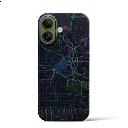 【ロサンゼルス（アメリカ）】地図柄iPhoneケース（バックカバータイプ）