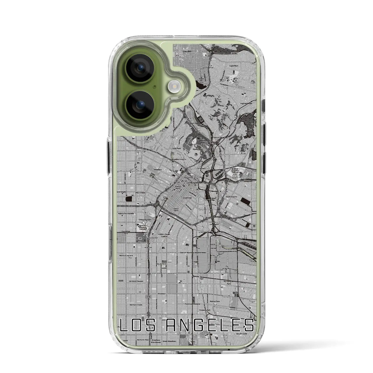 【ロサンゼルス（アメリカ）】地図柄iPhoneケース（MagSafeタイプ）