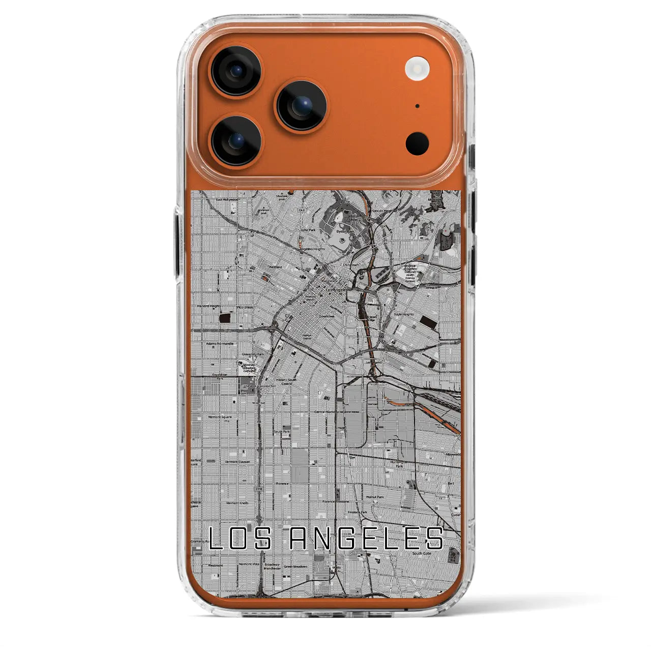 【ロサンゼルス（アメリカ）】地図柄iPhoneケース（MagSafeタイプ）