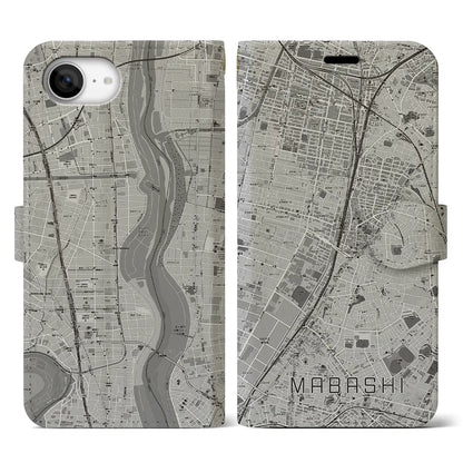 【馬橋（千葉県）】地図柄iPhoneケース（手帳タイプ）