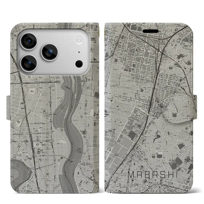 【馬橋（千葉県）】地図柄iPhoneケース（手帳タイプ）