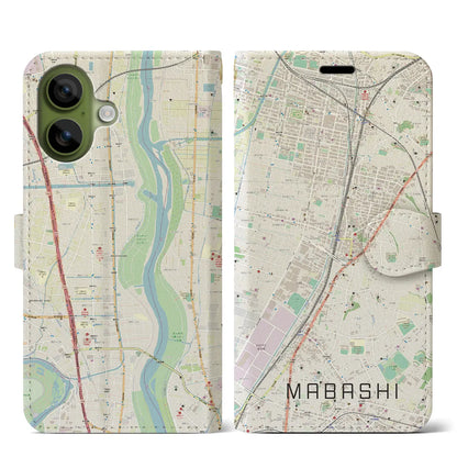 【馬橋（千葉県）】地図柄iPhoneケース（手帳タイプ）