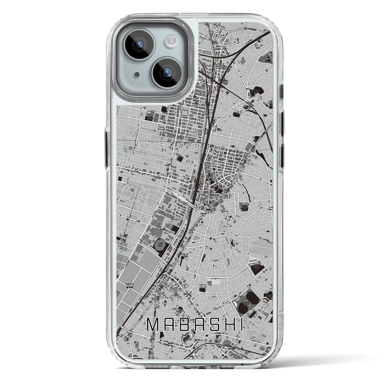 【馬橋（千葉県）】地図柄iPhoneケース（MagSafeタイプ）
