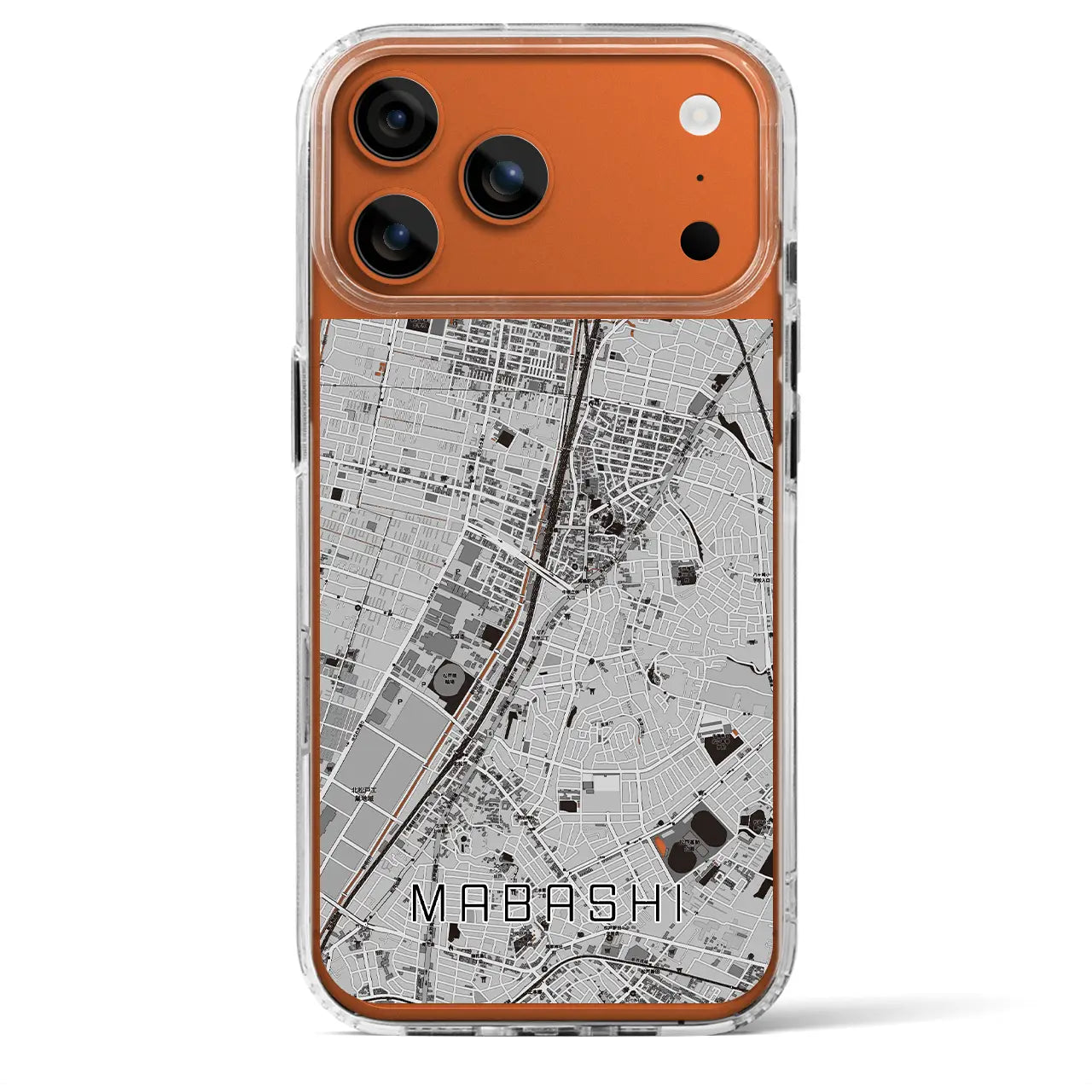 【馬橋（千葉県）】地図柄iPhoneケース（MagSafeタイプ）