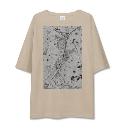 【馬橋（千葉県）】地図柄ビッグシルエットTシャツ