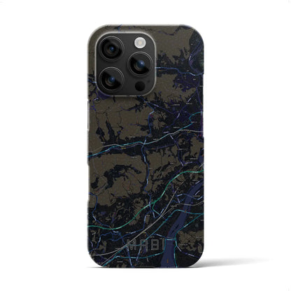 【真備（岡山県）】地図柄iPhoneケース（バックカバータイプ）