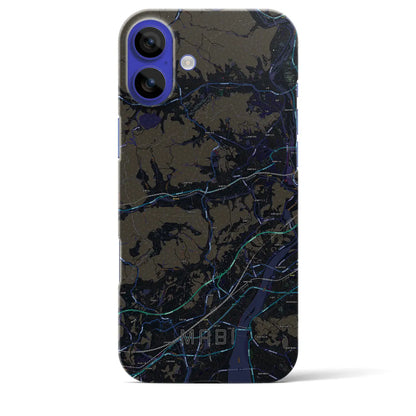 【真備（岡山県）】地図柄iPhoneケース（バックカバータイプ）