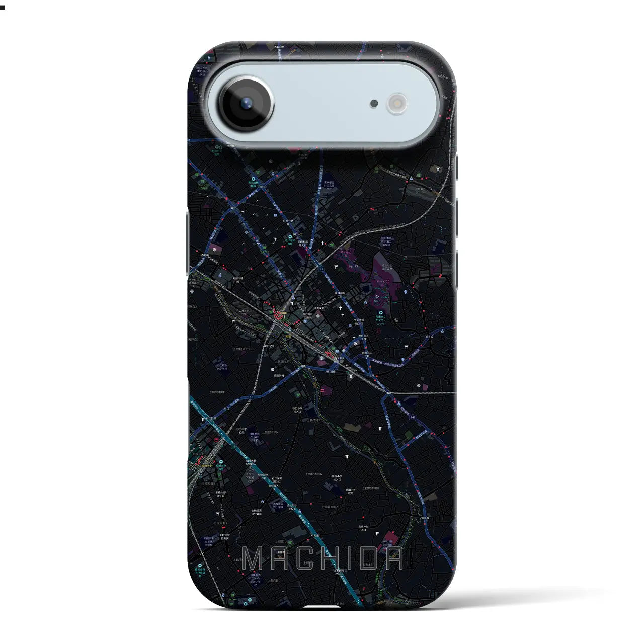 【町田（東京都）】地図柄iPhoneケース（バックカバータイプ）