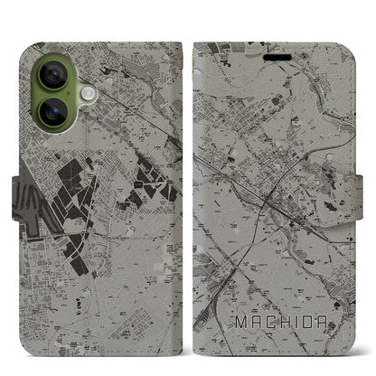 【町田（東京都）】地図柄iPhoneケース（手帳タイプ）