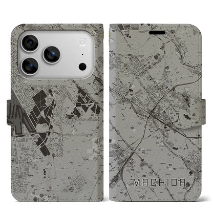 【町田（東京都）】地図柄iPhoneケース（手帳タイプ）