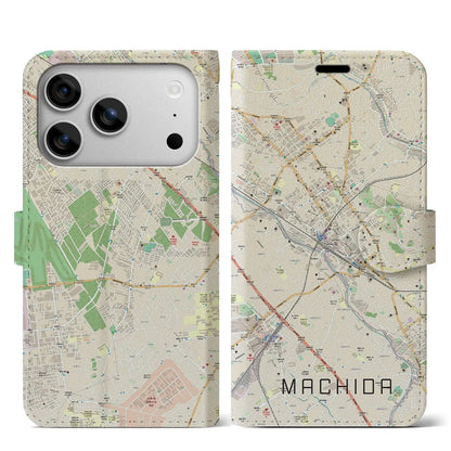 【町田（東京都）】地図柄iPhoneケース（手帳タイプ）