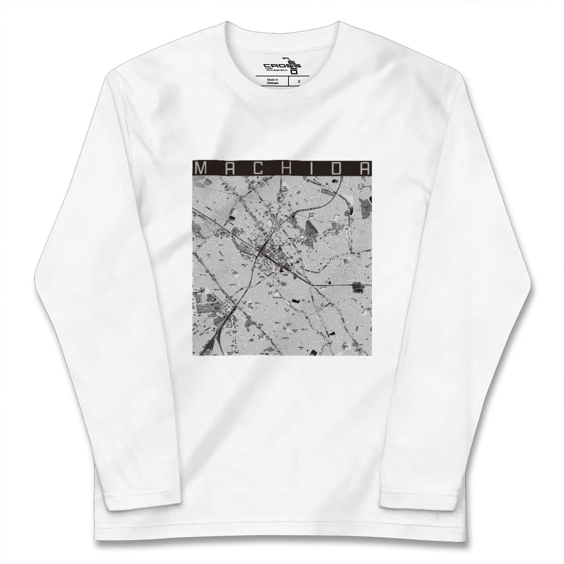 【町田（東京都）】地図柄ロングスリーブTシャツ