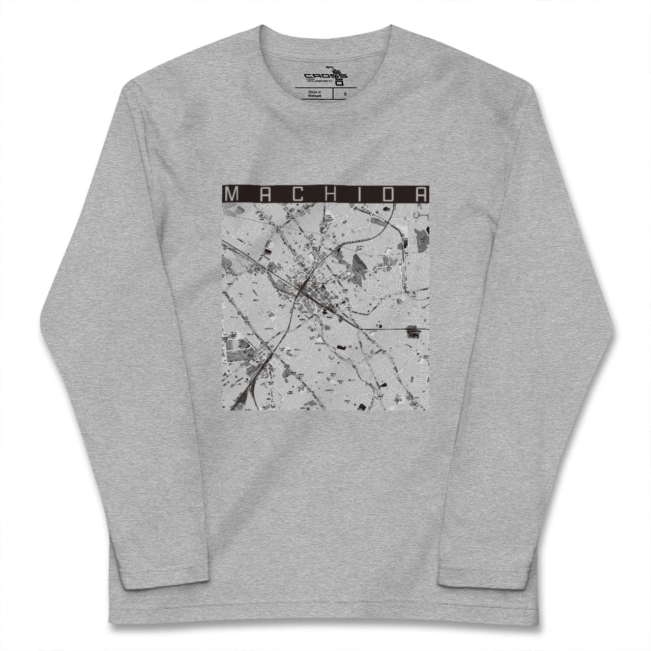 【町田（東京都）】地図柄ロングスリーブTシャツ
