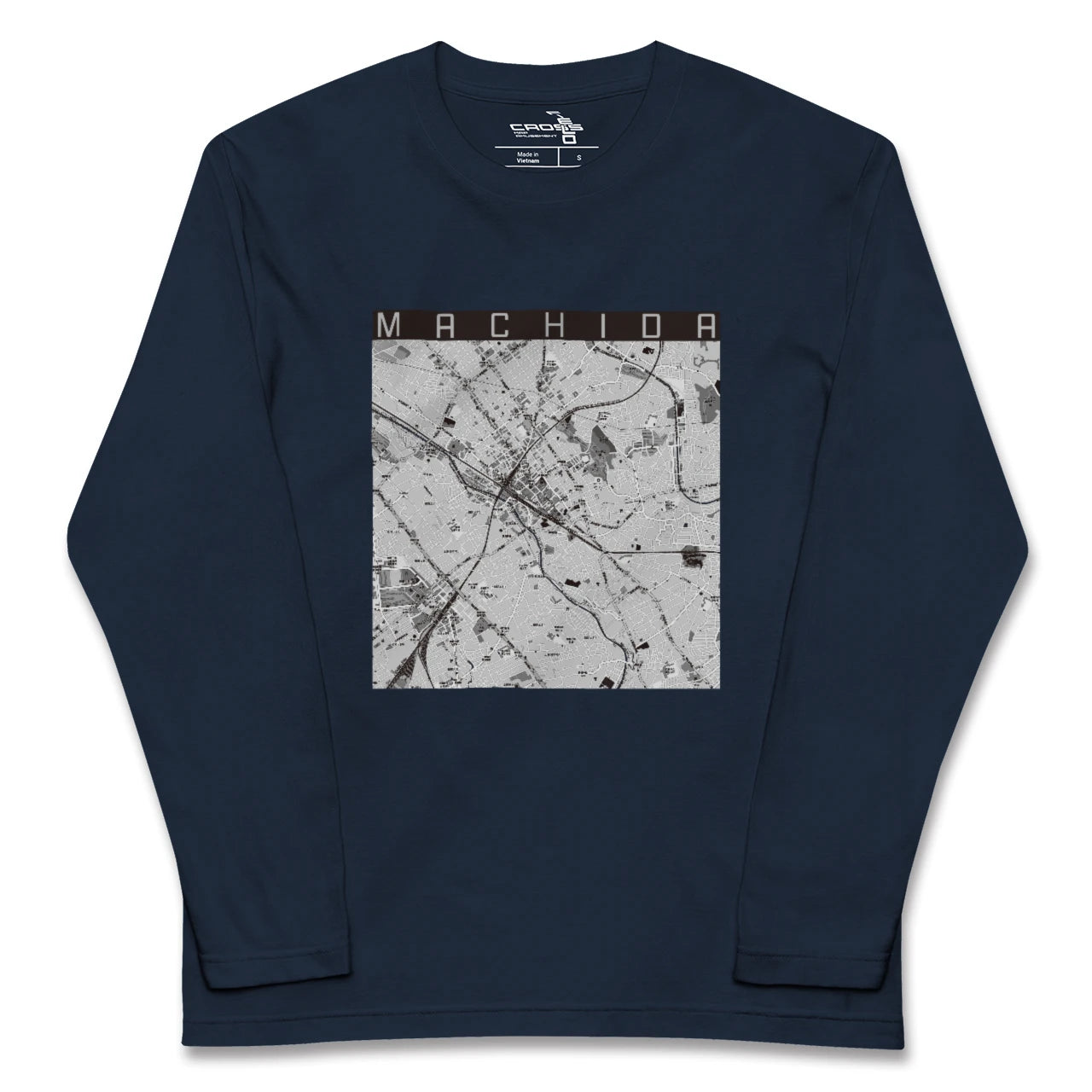 【町田（東京都）】地図柄ロングスリーブTシャツ