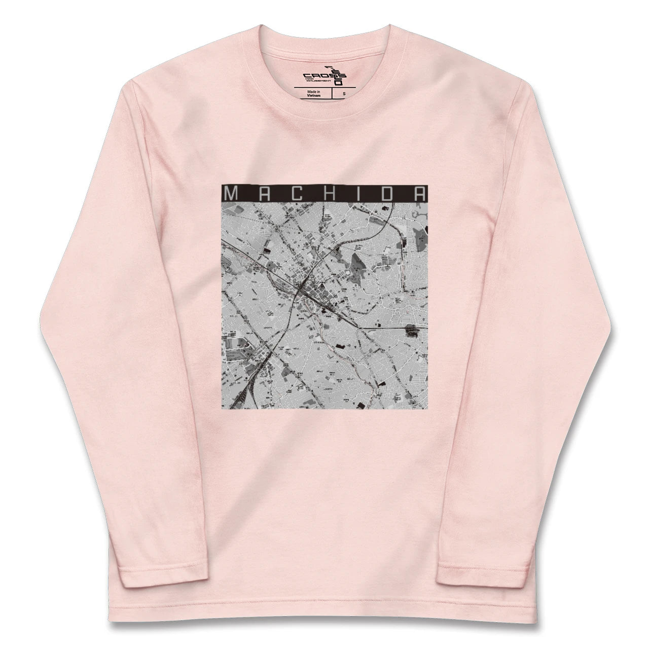 【町田（東京都）】地図柄ロングスリーブTシャツ