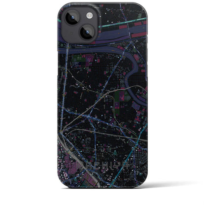 【町屋（東京都）】地図柄iPhoneケース（バックカバータイプ）