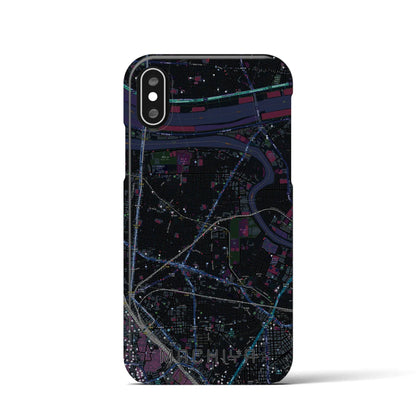 【町屋（東京都）】地図柄iPhoneケース（バックカバータイプ）