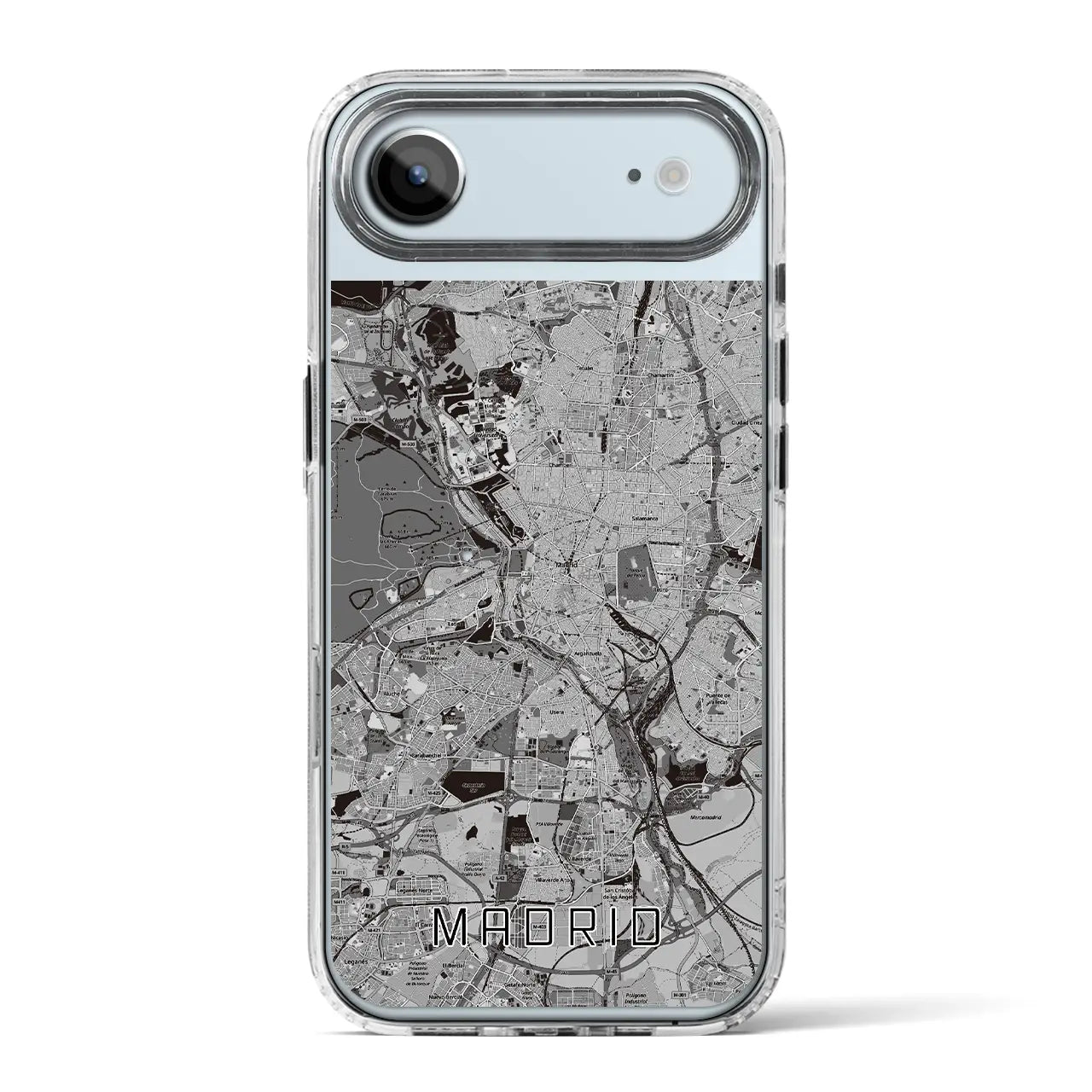 【マドリード（スペイン）】地図柄iPhoneケース（MagSafeタイプ）