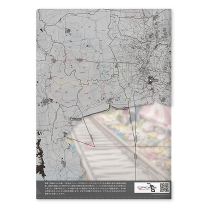 【メークロン（タイ）】Map World クリアファイル