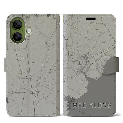 【メークロン（タイ）】地図柄iPhoneケース（手帳タイプ）