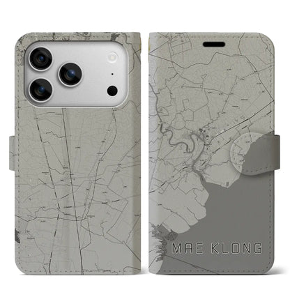 【メークロン（タイ）】地図柄iPhoneケース（手帳タイプ）