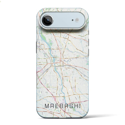 【前橋（群馬県）】地図柄iPhoneケース（バックカバータイプ）