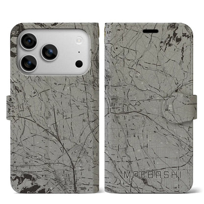 【前橋（群馬県）】地図柄iPhoneケース（手帳タイプ）