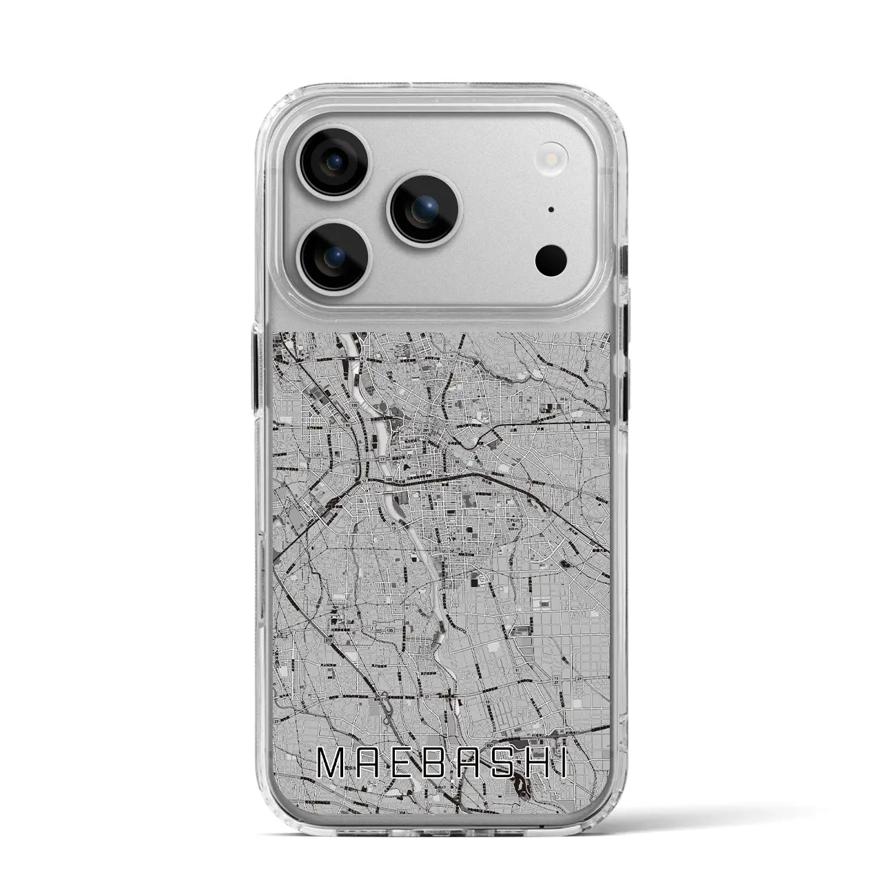 【前橋（群馬県）】地図柄iPhoneケース（MagSafeタイプ）