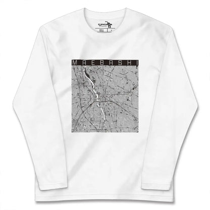 【前橋（群馬県）】地図柄ロングスリーブTシャツ