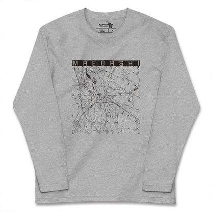【前橋（群馬県）】地図柄ロングスリーブTシャツ
