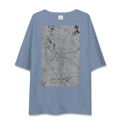【前橋（群馬県）】地図柄ビッグシルエットTシャツ