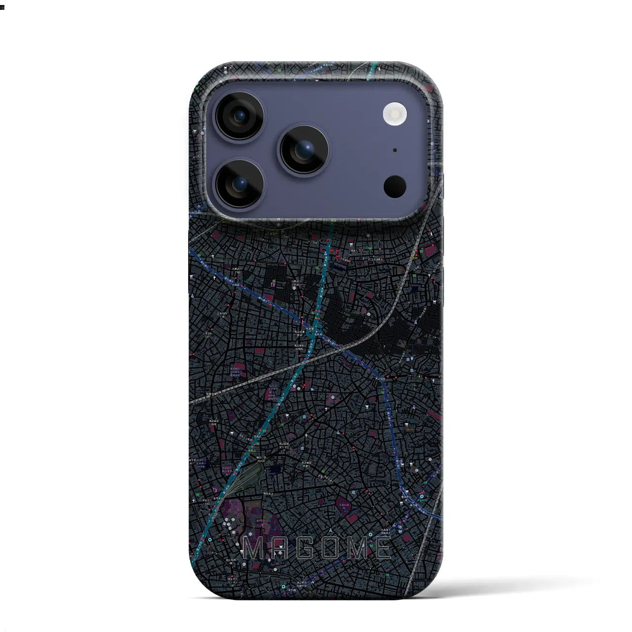 【馬込（東京都）】地図柄iPhoneケース（バックカバータイプ）