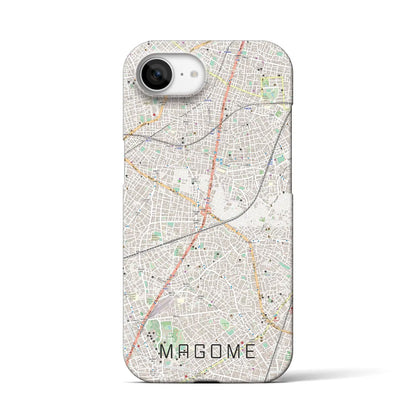 【馬込（東京都）】地図柄iPhoneケース（バックカバータイプ）