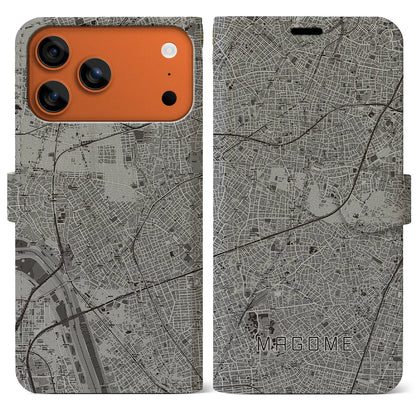 【馬込（東京都）】地図柄iPhoneケース（手帳タイプ）