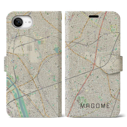 【馬込（東京都）】地図柄iPhoneケース（手帳タイプ）