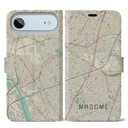 【馬込（東京都）】地図柄iPhoneケース（手帳タイプ）