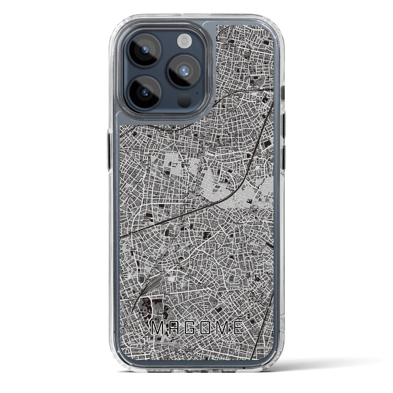 【馬込（東京都）】地図柄iPhoneケース（MagSafeタイプ）