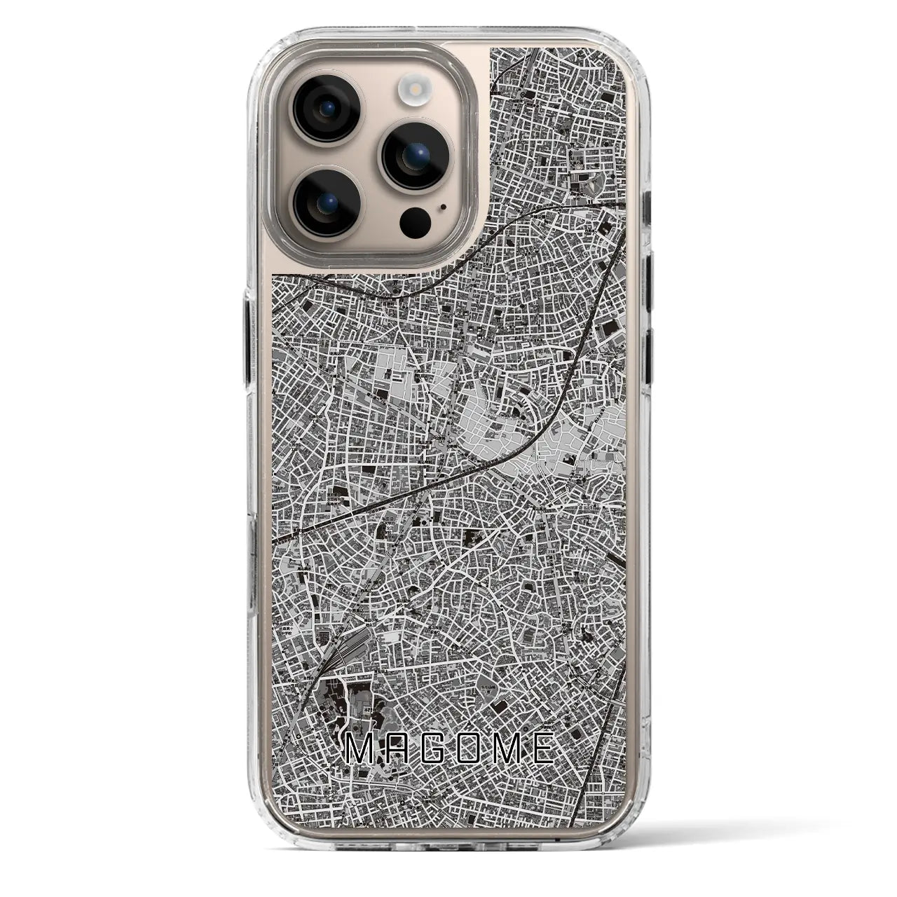 【馬込（東京都）】地図柄iPhoneケース（MagSafeタイプ）
